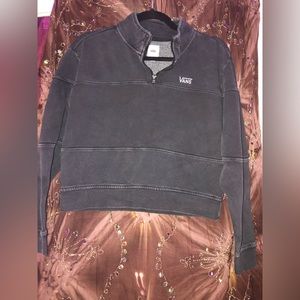 VANS🖤 charcoal grey crop hoodie 🖤